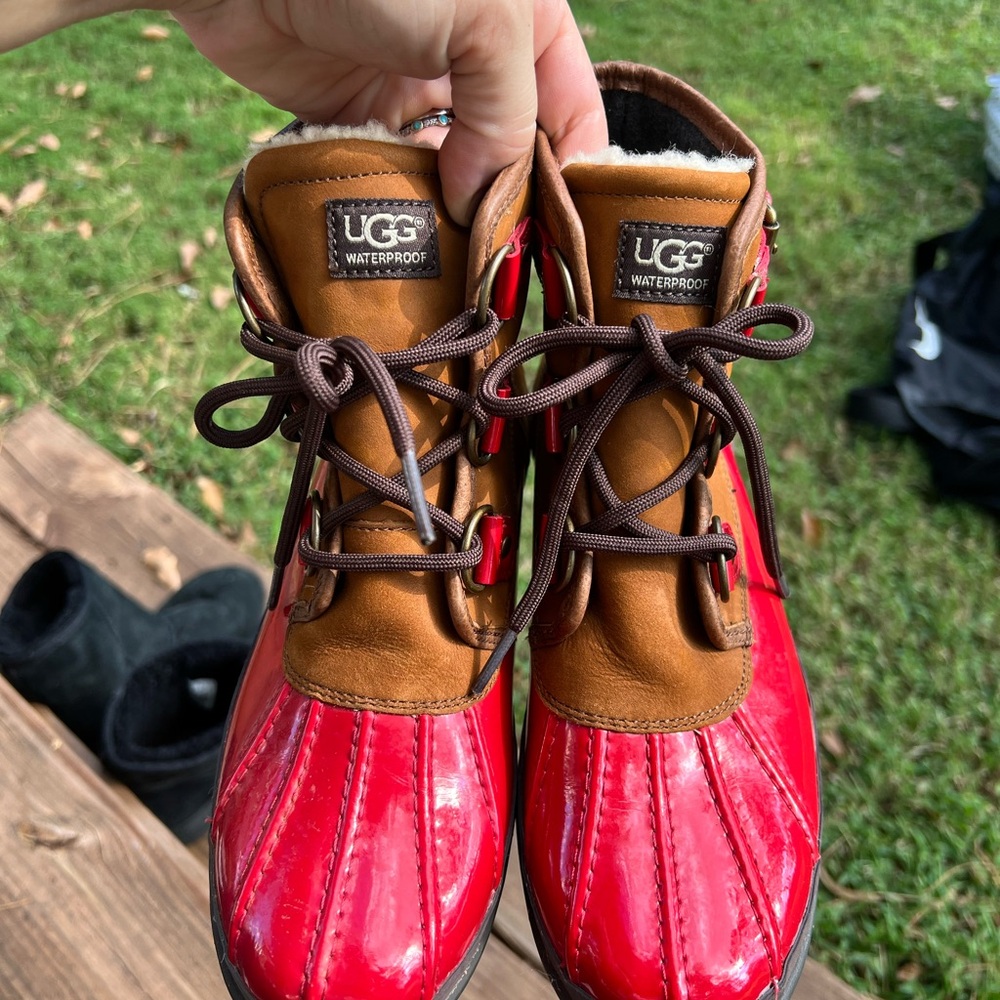 UGG Red Rain & Snow Boots